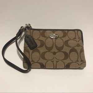 NWT Authentic Coach Wristlet